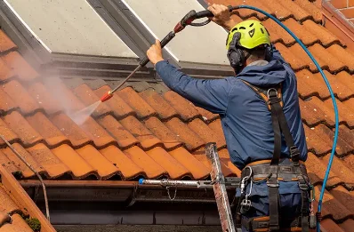 Démoussage et hydrofuge de toiture à Roqueredonde